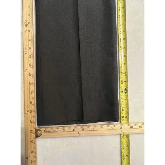 Stafford 46R 33x28.5 Solid Charcoal Gray Suit Nailhead - Picture 15 of 16